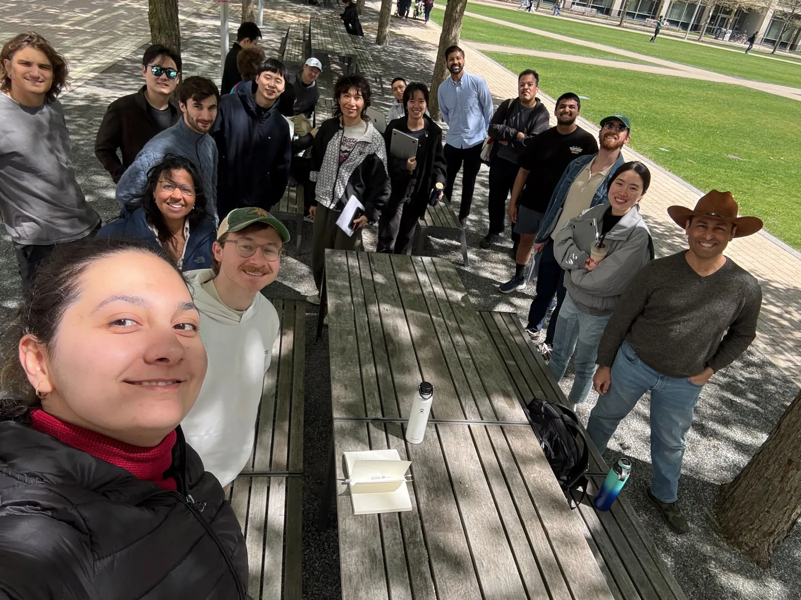 Outdoor lab meeting April 2026